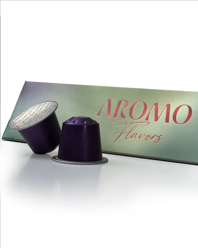 AROMO 风味系列 – 焦糖布蕾风味胶囊咖啡(12粒)