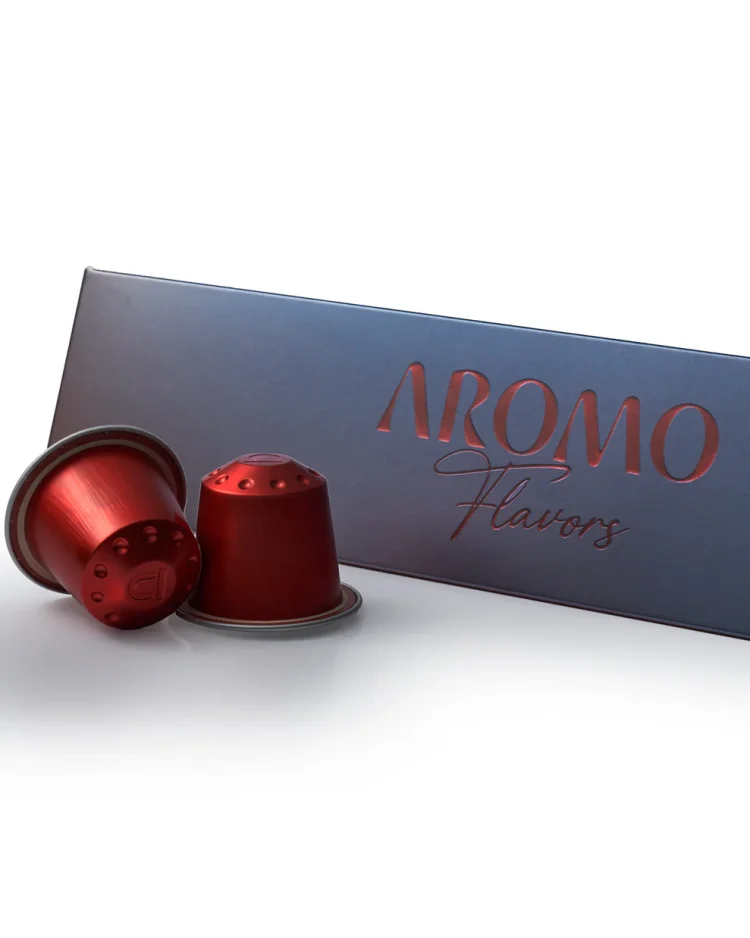 AROMO 风味系列 – 海盐焦糖胶囊咖啡(12 粒)